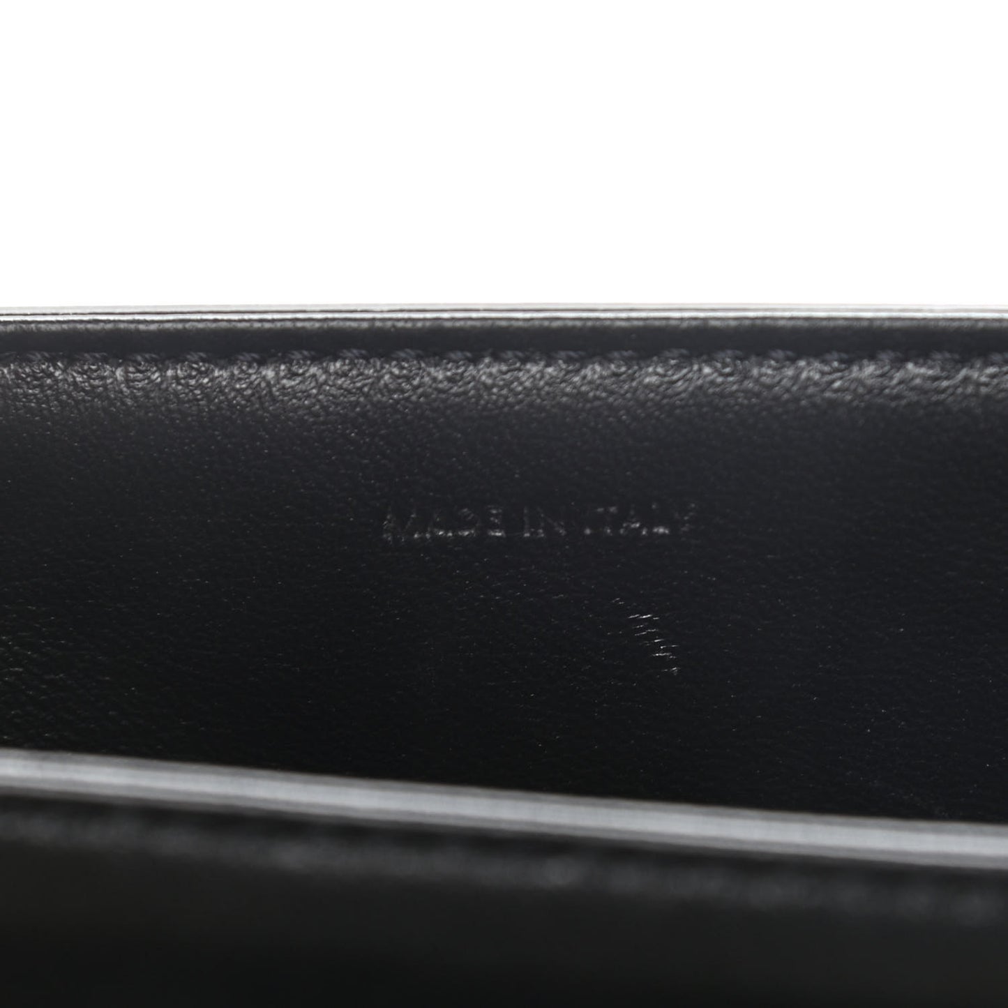 Shiny Calfskin Large Triomphe Black