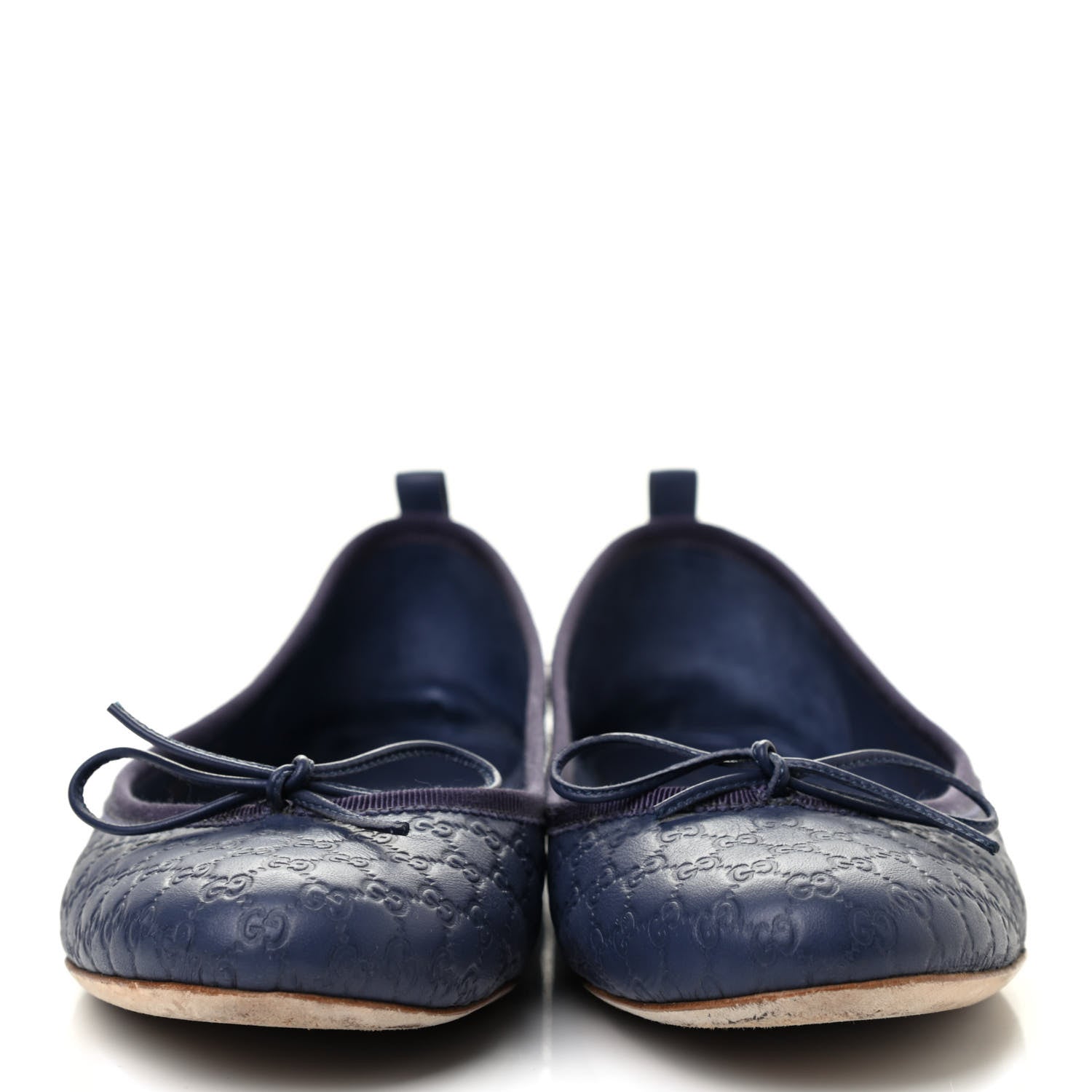 Gucci Microguccissima Flats 39 Navy 2 of 8