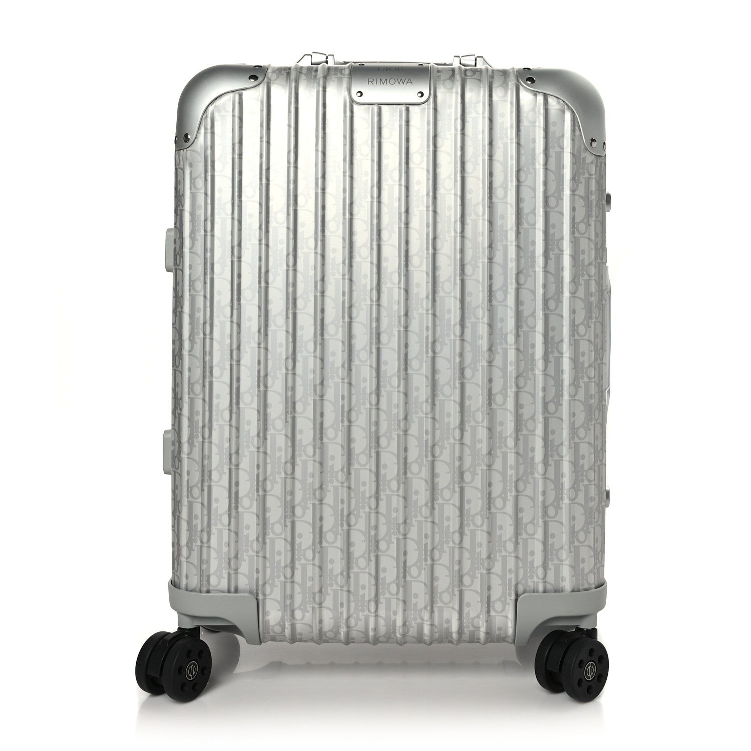 Christian Dior X RIMOWA Aluminum Gradient Cabin Luggage Silver 1 of 8