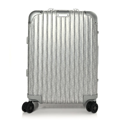 Christian Dior X RIMOWA Aluminum Gradient Cabin Luggage Silver 1 of 8