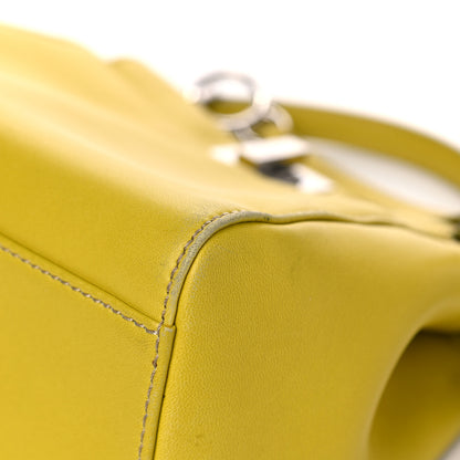 Fendi Nappa Mini Peekaboo Iconic Satchel Lime 7 of 10