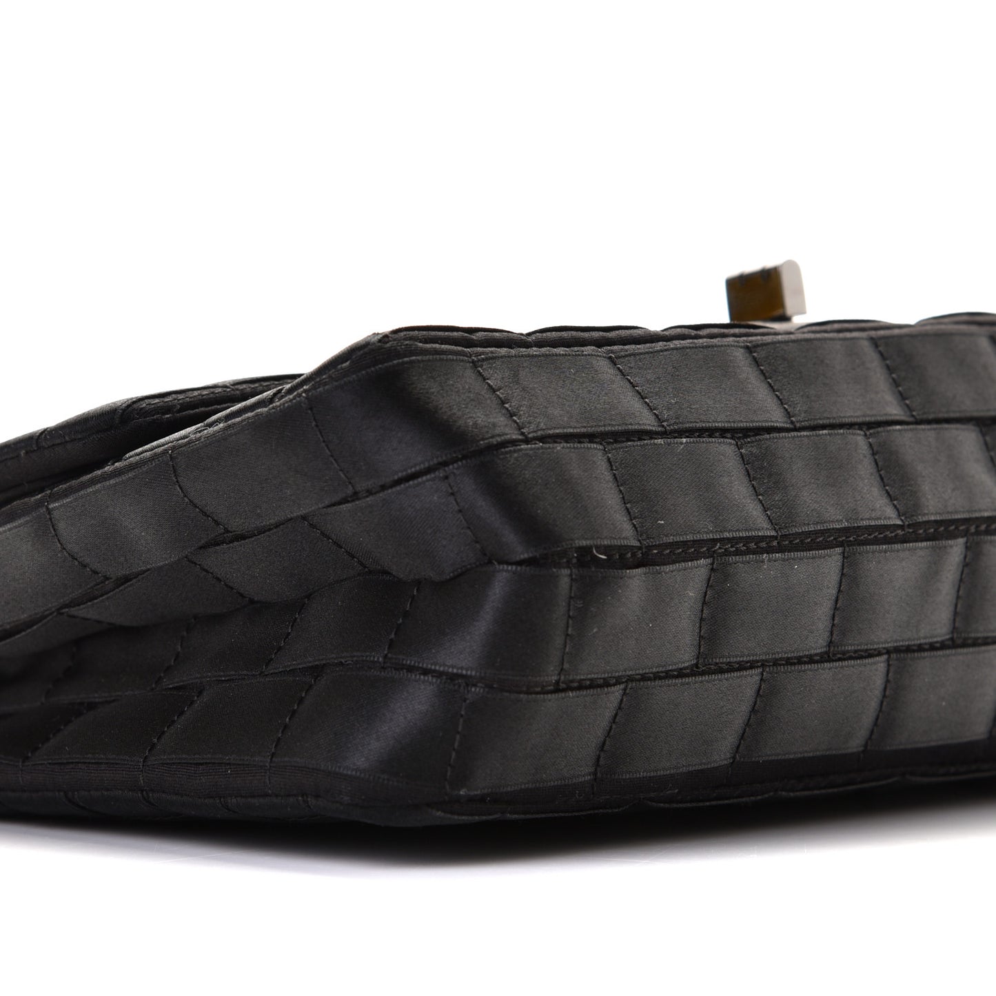 Satin Ribbon Reissue Flap Black