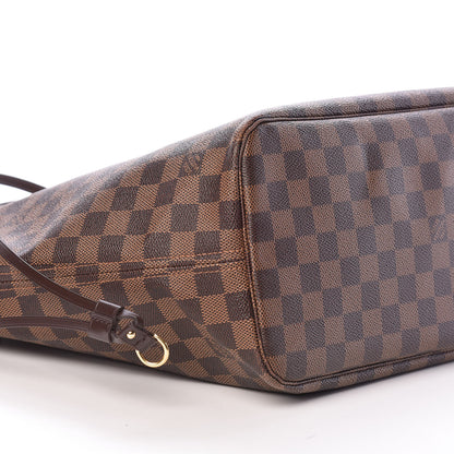 Louis Vuitton Damier Ebene Neo Neverfull MM Rose Ballerine 9 of 11