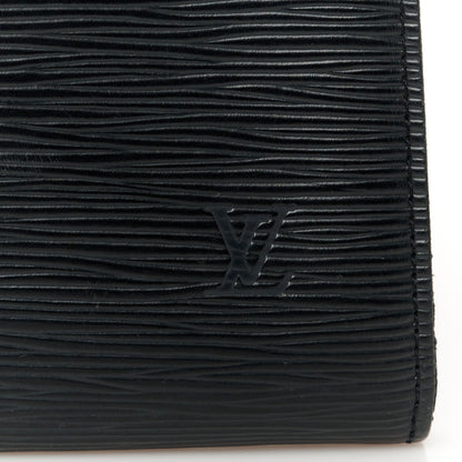 Louis Vuitton Epi Pochette Accessories 21 Black 7 of 9