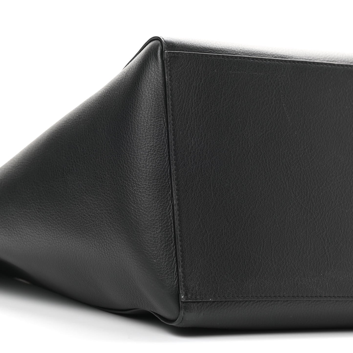 Smooth Calfskin Everyday East West Tote Bag Grey Black White