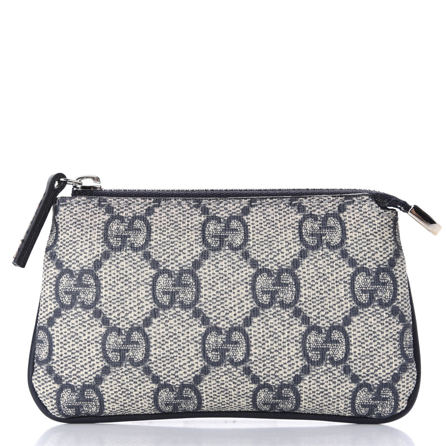 GG Supreme Monogram Key Case Beige Blue