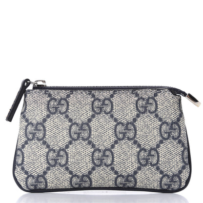 Gucci GG Supreme Monogram Key Case Beige Blue 3 of 9