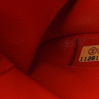 Chanel Lambskin Perforated Medium Flap Red 7 of 13