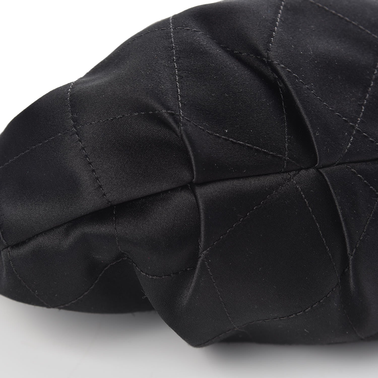Chanel Satin Frame Top CC Small Evening Bag Black 9 of 10