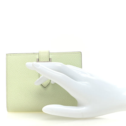 Hermes Epsom Bearn Compact Wallet Vert Fizz 2 of 9