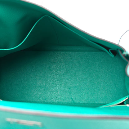 Hermes Taurillon Clemence Kelly Retourne 32 Bleu Paon 5 of 18