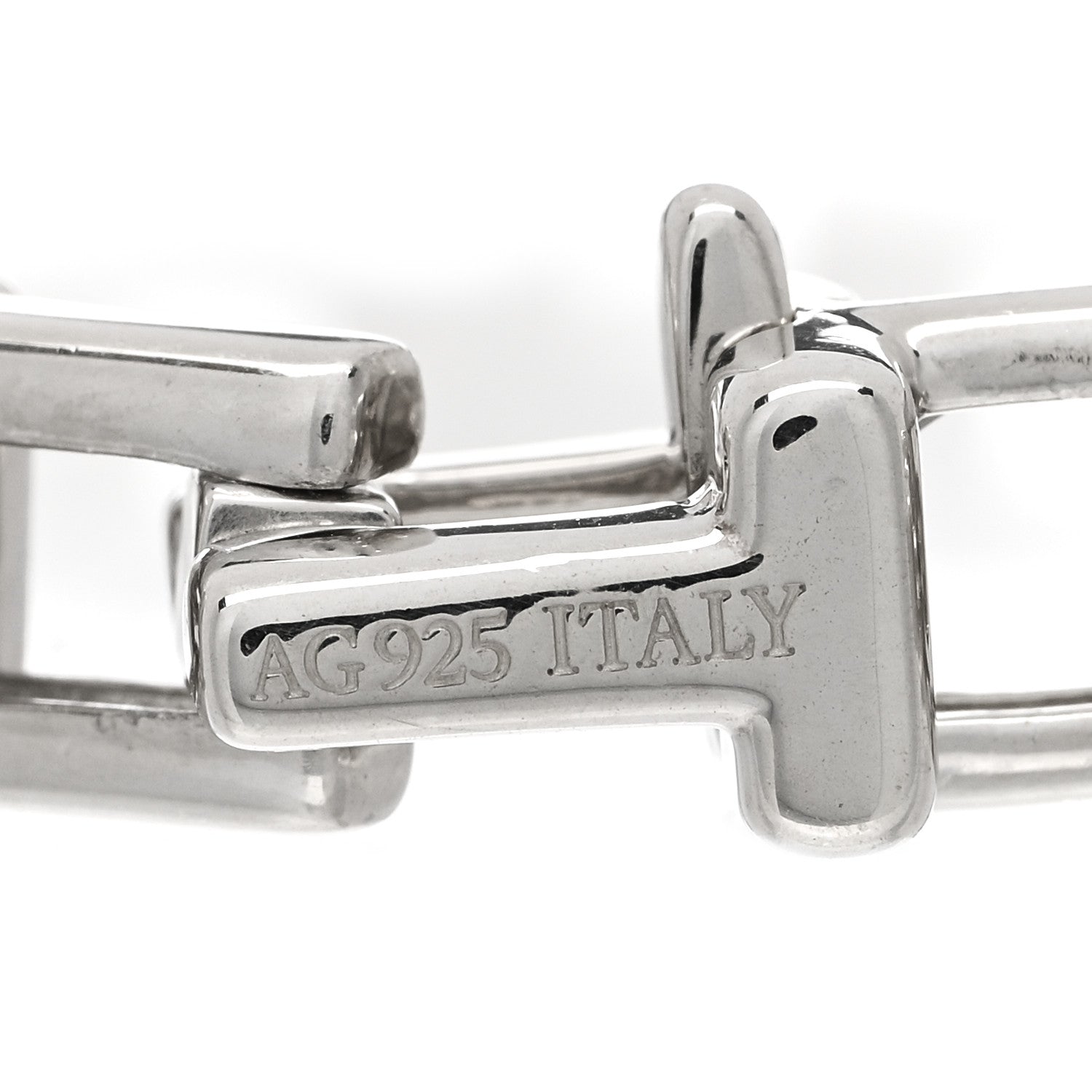 Tiffany Sterling Silver T Chain Bracelet 4 of 5