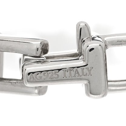 Tiffany Sterling Silver T Chain Bracelet 4 of 5