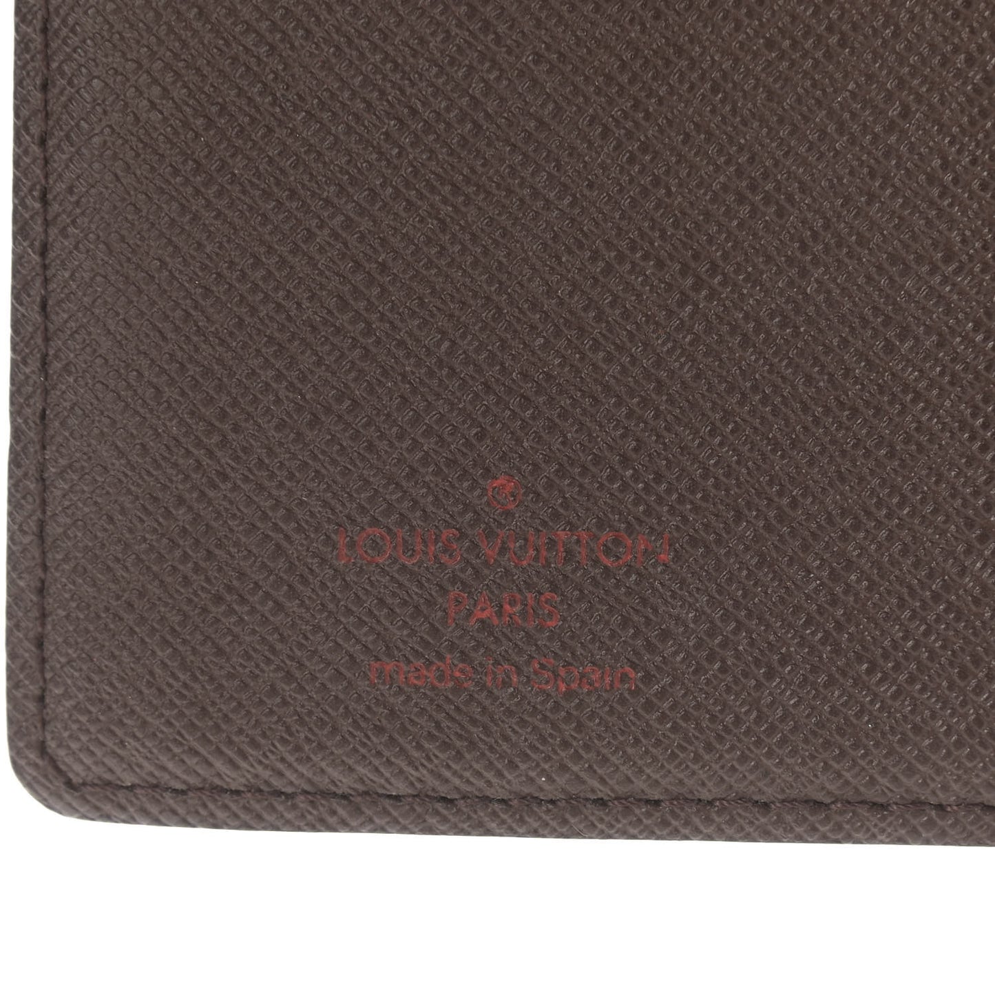 Damier Ebene Small Ring Agenda Cover