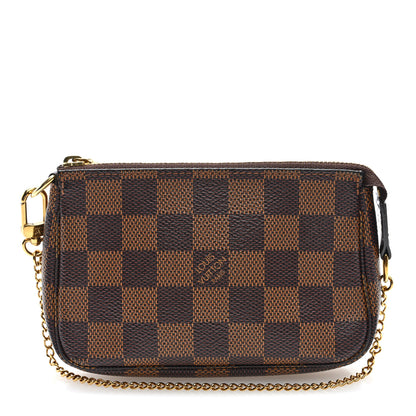 Louis Vuitton Damier Ebene Mini Pochette Accessories 1 of 8