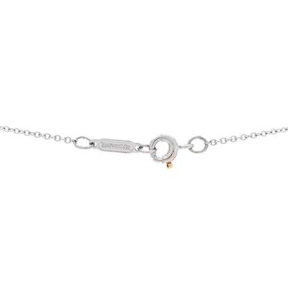 Tiffany Platinum Diamond Small Cross Pendant Necklace 5 of 8