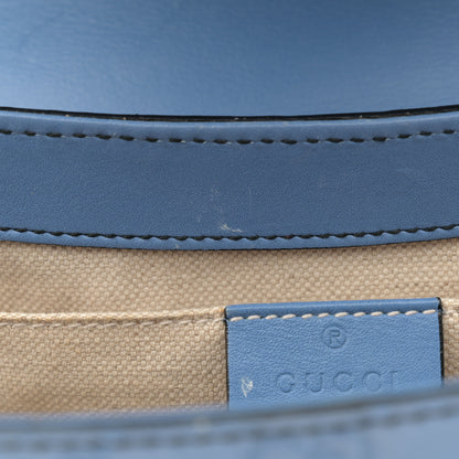 Gucci Soft Guccissima Medium Emily Chain Shoulder Bag Mineral Blue 11 of 19