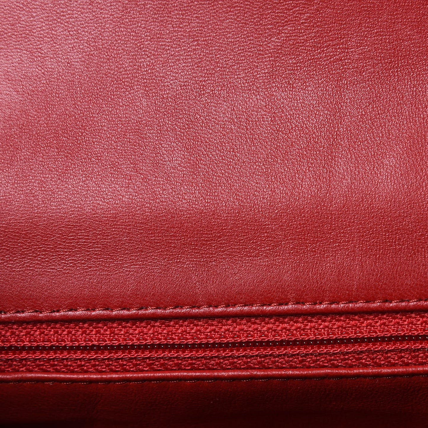 Lambskin Quilted Mini Rectangular Flap Red