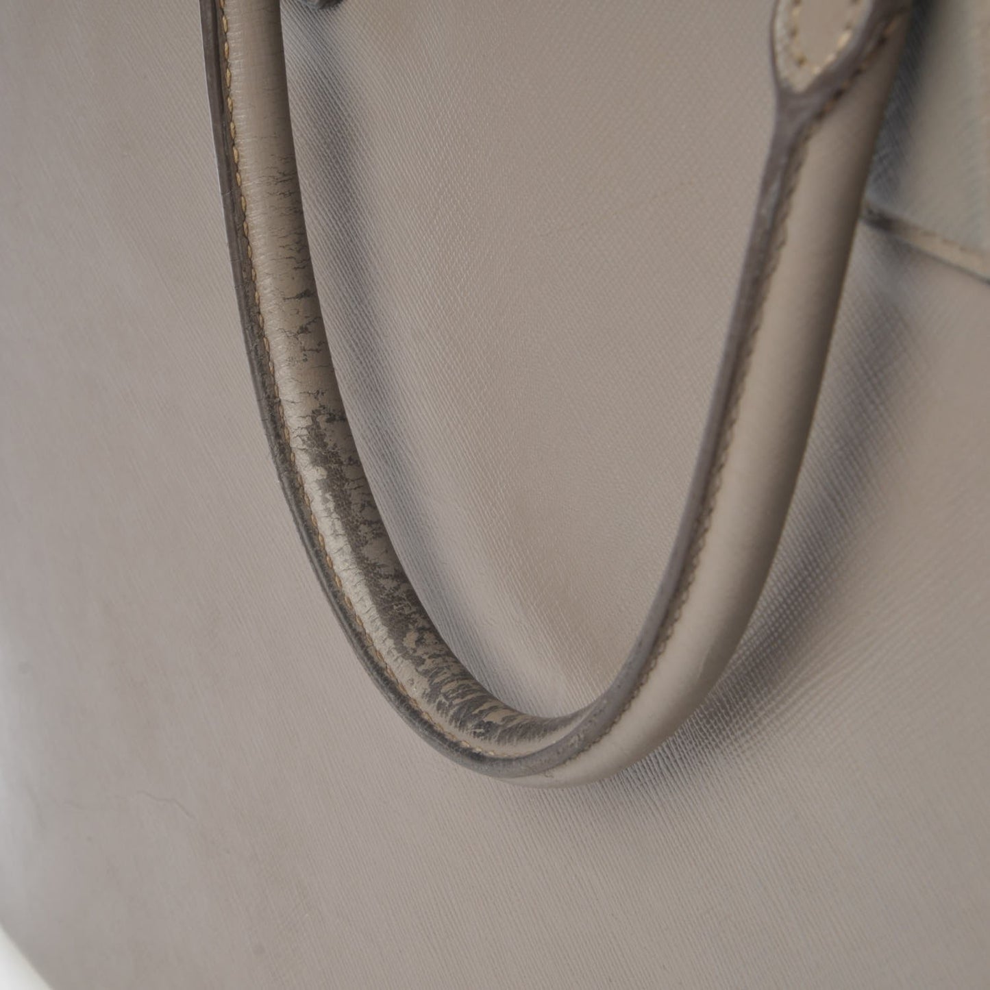 Saffiano Lux Extra Large Galleria Double Zip Tote Argilla
