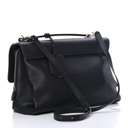 Balenciaga Grained Calfskin Le Dix Small Soft Cartable Black 2 of 4