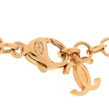 Chanel Metal Enamel CC Squares Choker Gold White Black 4 of 5