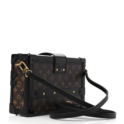 Louis Vuitton Monogram Petite Malle Black 3 of 7