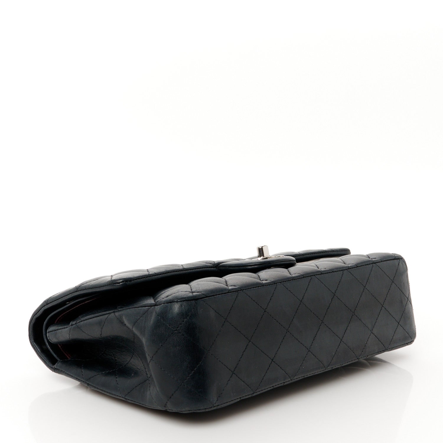 Chanel Lambskin Quilted Medium Double Flap Black 4 of 11