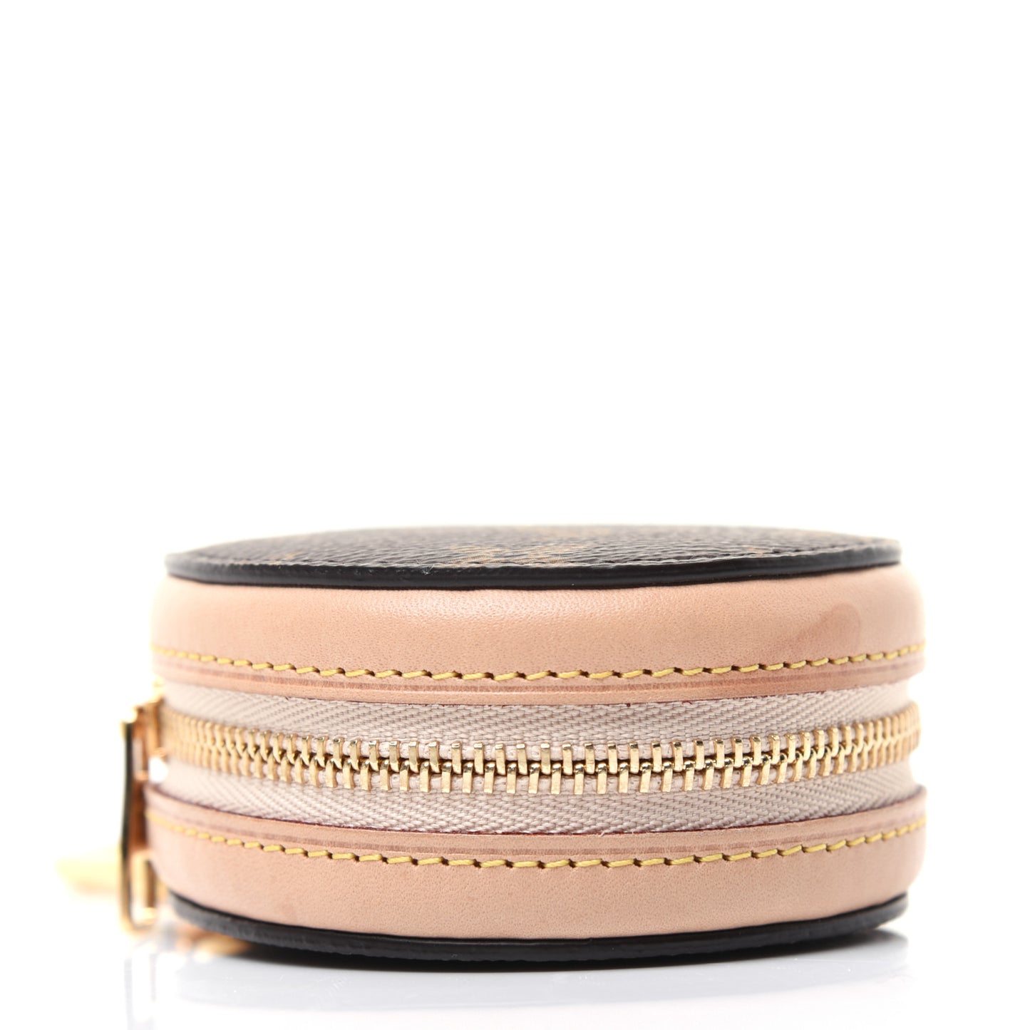 Monogram Round Bag Charm