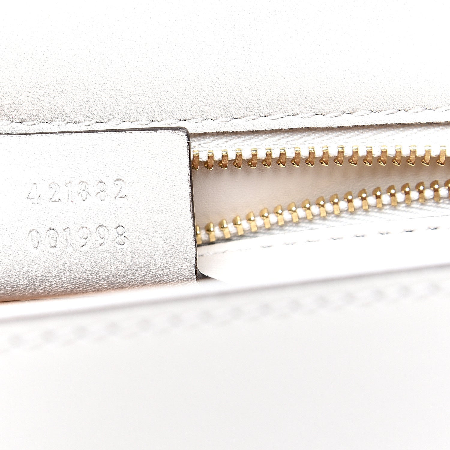 Gucci Calfskin Small Sylvie Shoulder Bag Off White 6 of 11