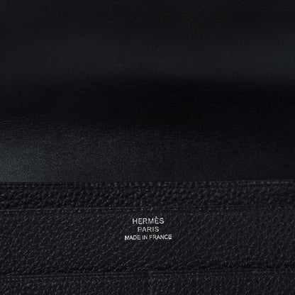Hermes Togo Dogon Duo Wallet Black 7 of 7