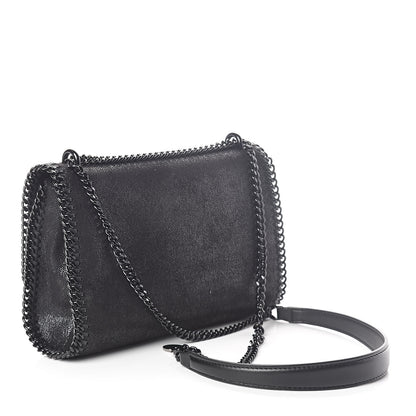 Stella McCartney Shaggy Deer Falabella Messenger Black 3 of 9