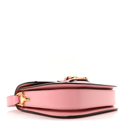 Gucci Azalea Calfskin Horsebit 1955 Shoulder Bag New Cherry Red Wild Rose 4 of 11