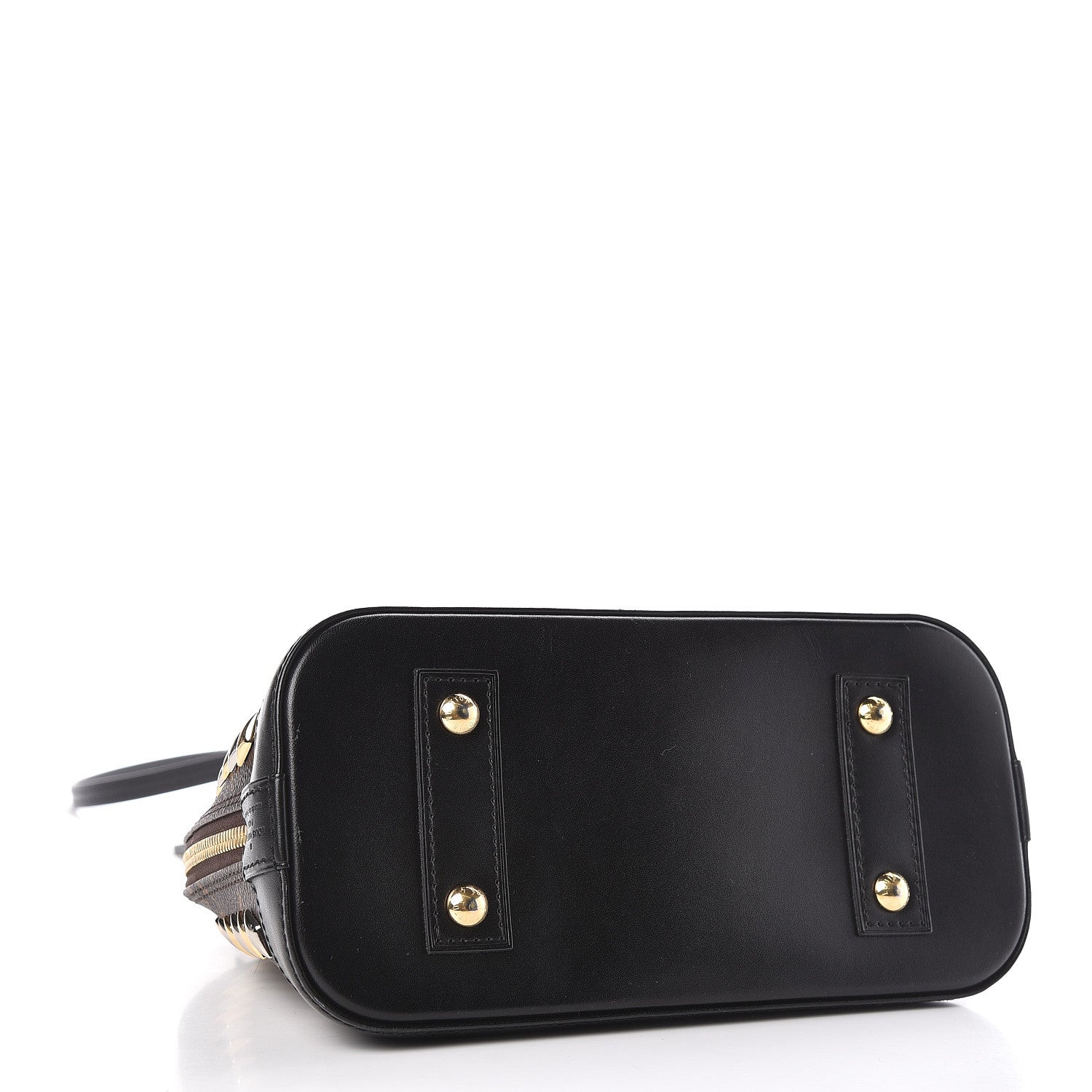 Louis Vuitton Monogram Macassar Studded Alma BB 4 of 10