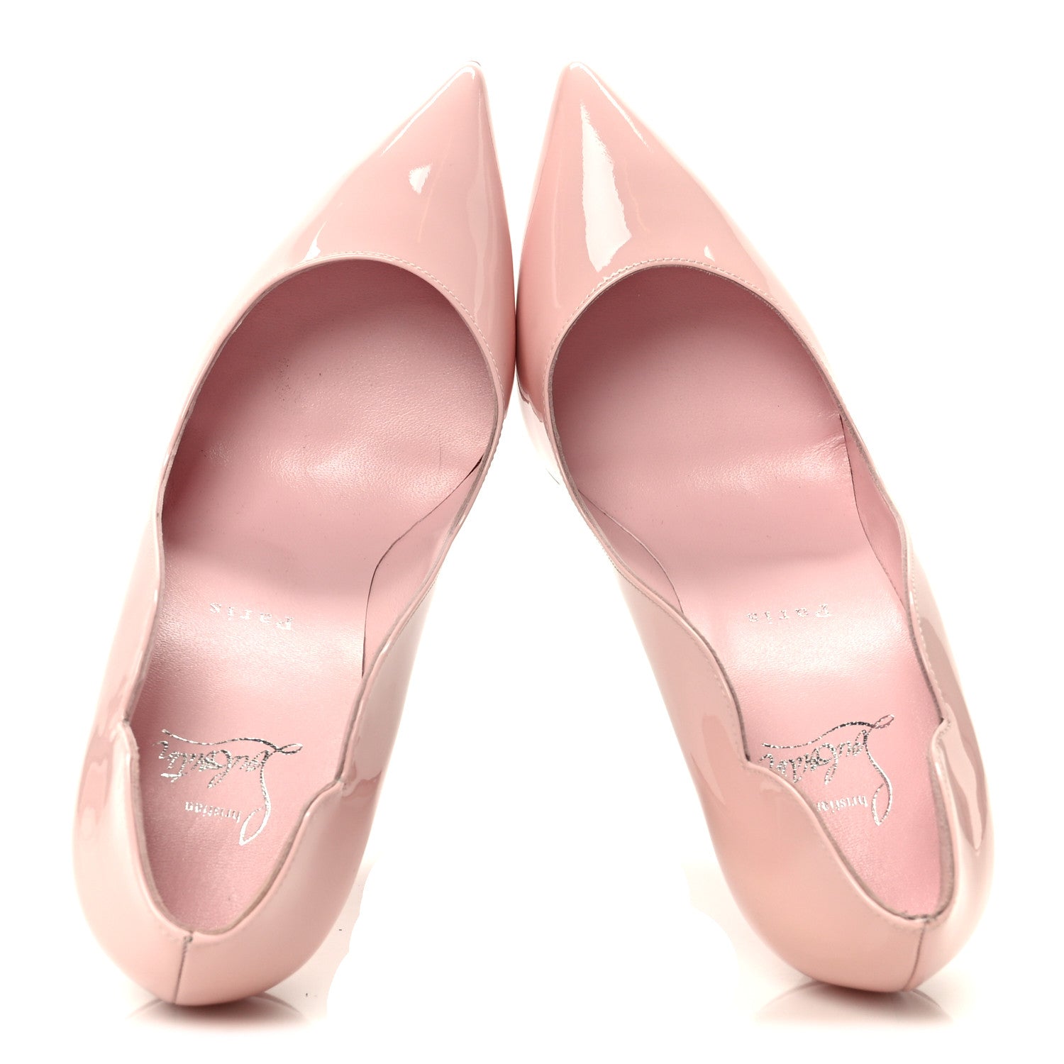 Christian Louboutin Patent Hot Chick 100 Pumps 39 Rosy 2 of 9
