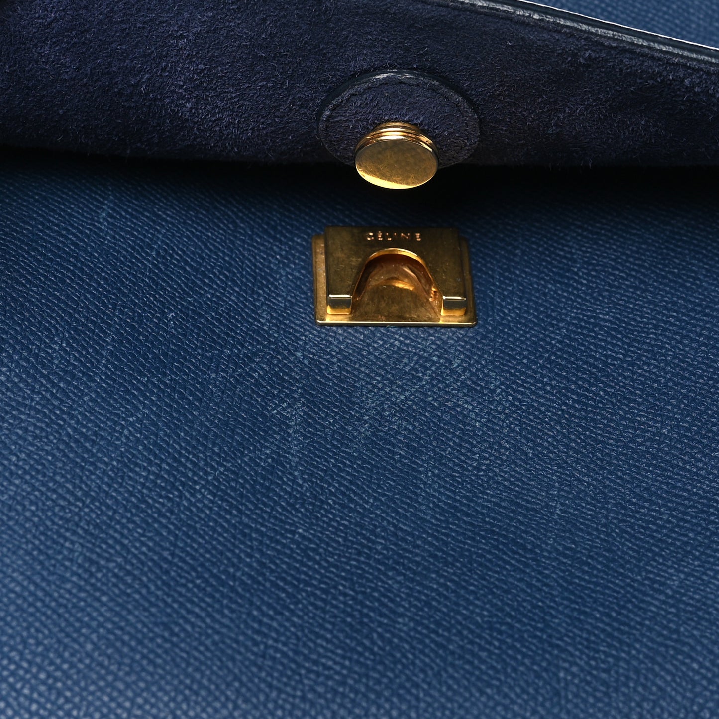 Grained Calfskin Mini Belt Bag Deepsea