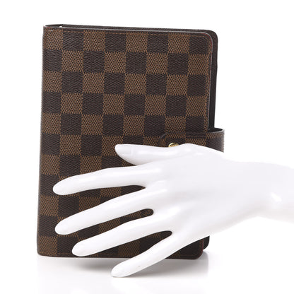 Louis Vuitton Damier Ebene Medium Ring Agenda Cover 2 of 8