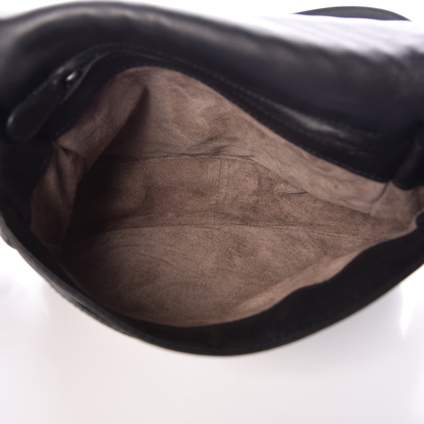 Nappa Intrecciato Messenger Bag Black