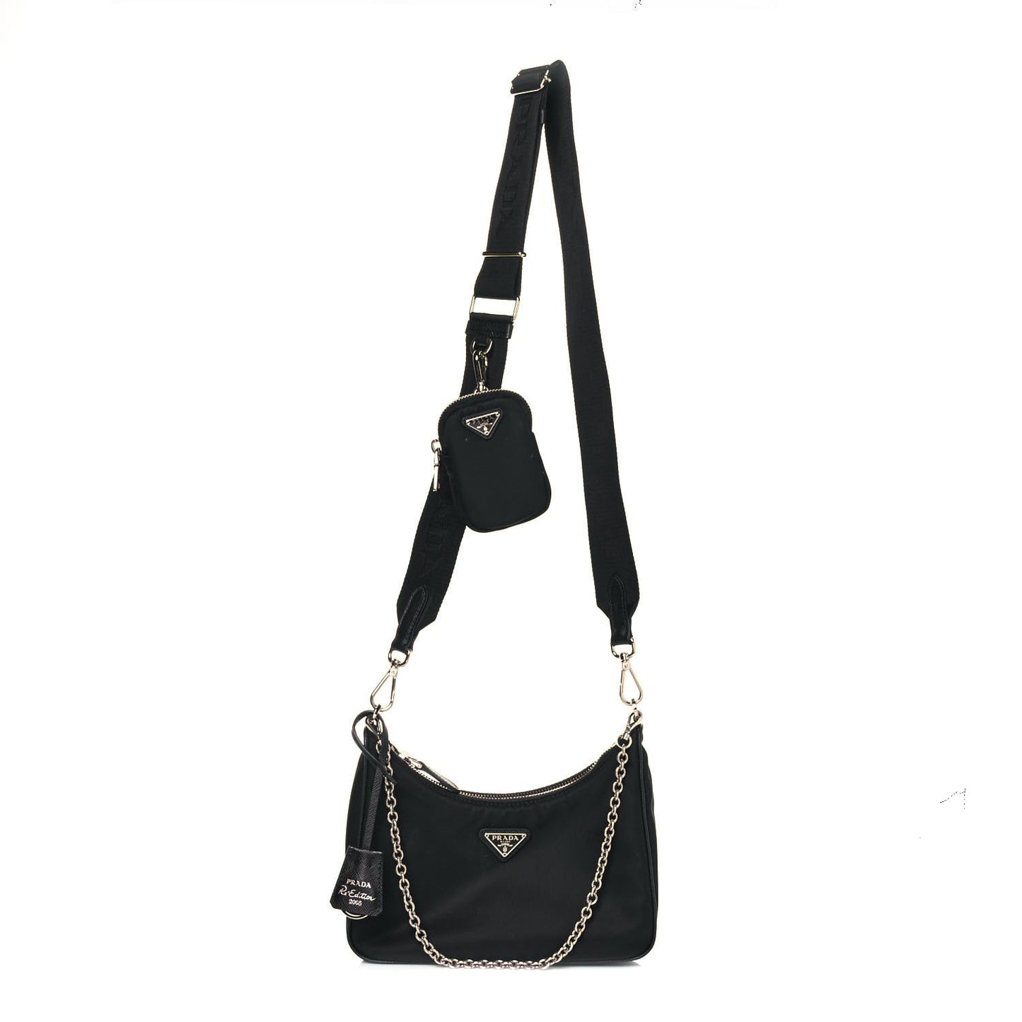 Nylon Re-Edition 2005 Shoulder Bag Black