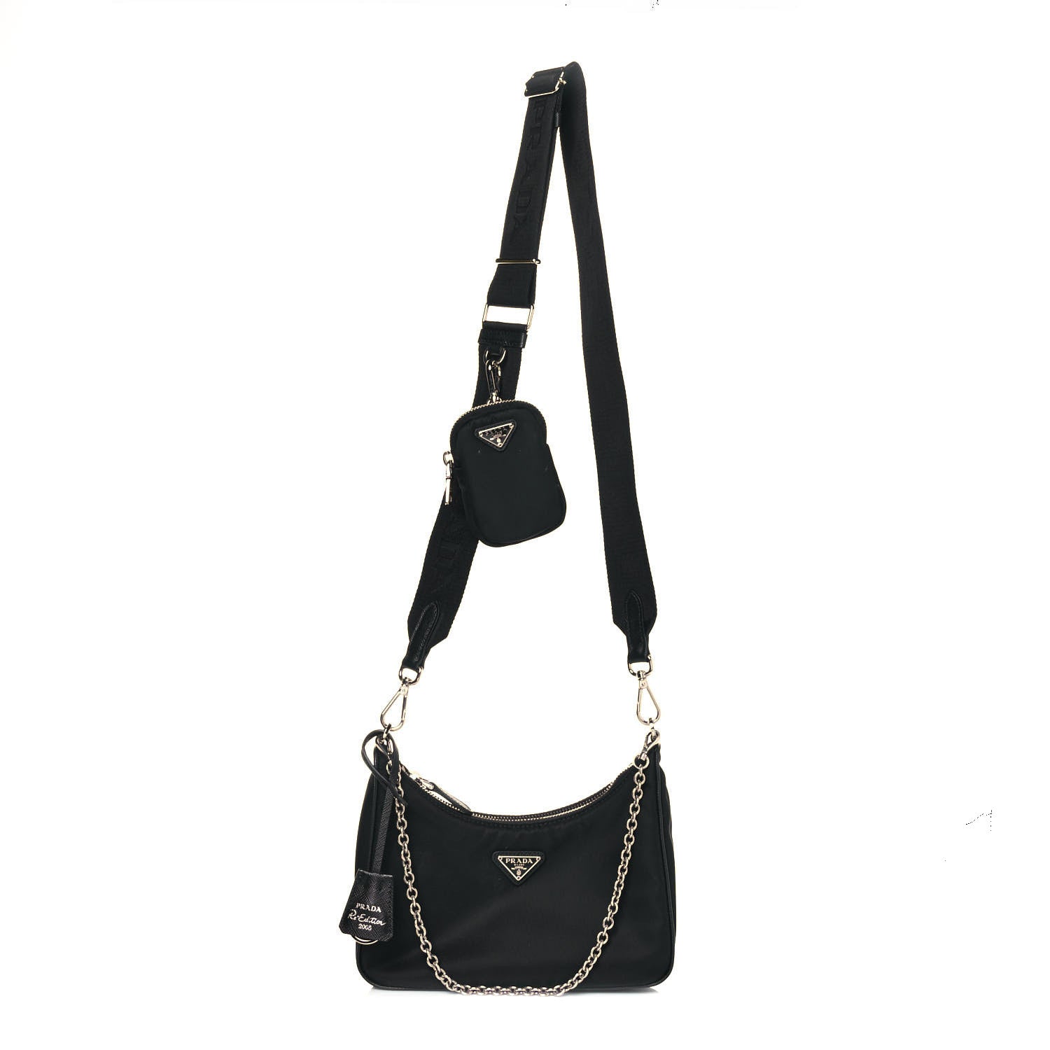 Prada Nylon Re-Edition 2005 Shoulder Bag Black 1 of 14
