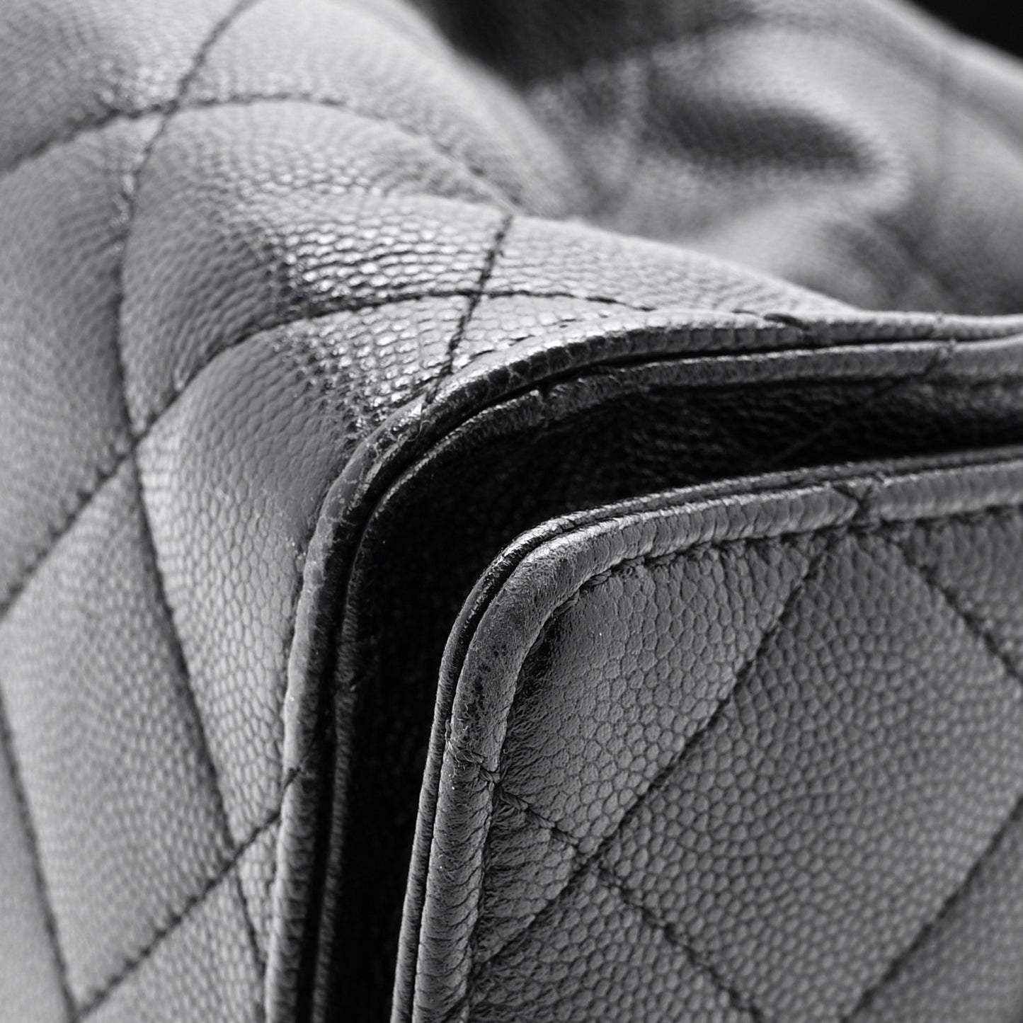 Caviar Quilted Small Chanel 25 Handbag Black
