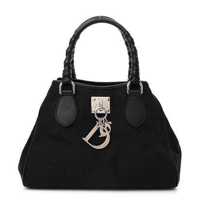 Christian Dior Nylon Monogram Small Lovely Tote Black 1 of 10