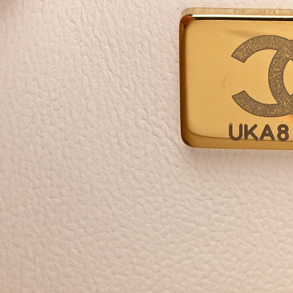 Chanel Caviar Quilted Small Double Flap White 7 of 10