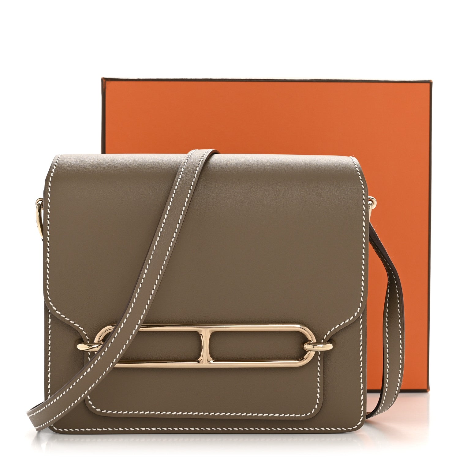 Hermes Swift Mini Sac Roulis Etoupe 13 of 13