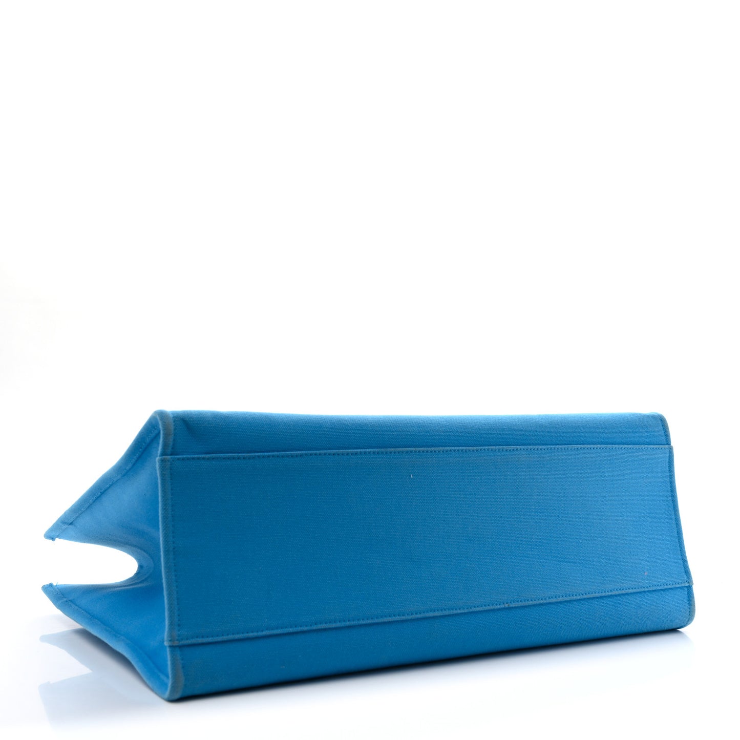 Canvas Calfskin La Medusa Tote Bag Blue