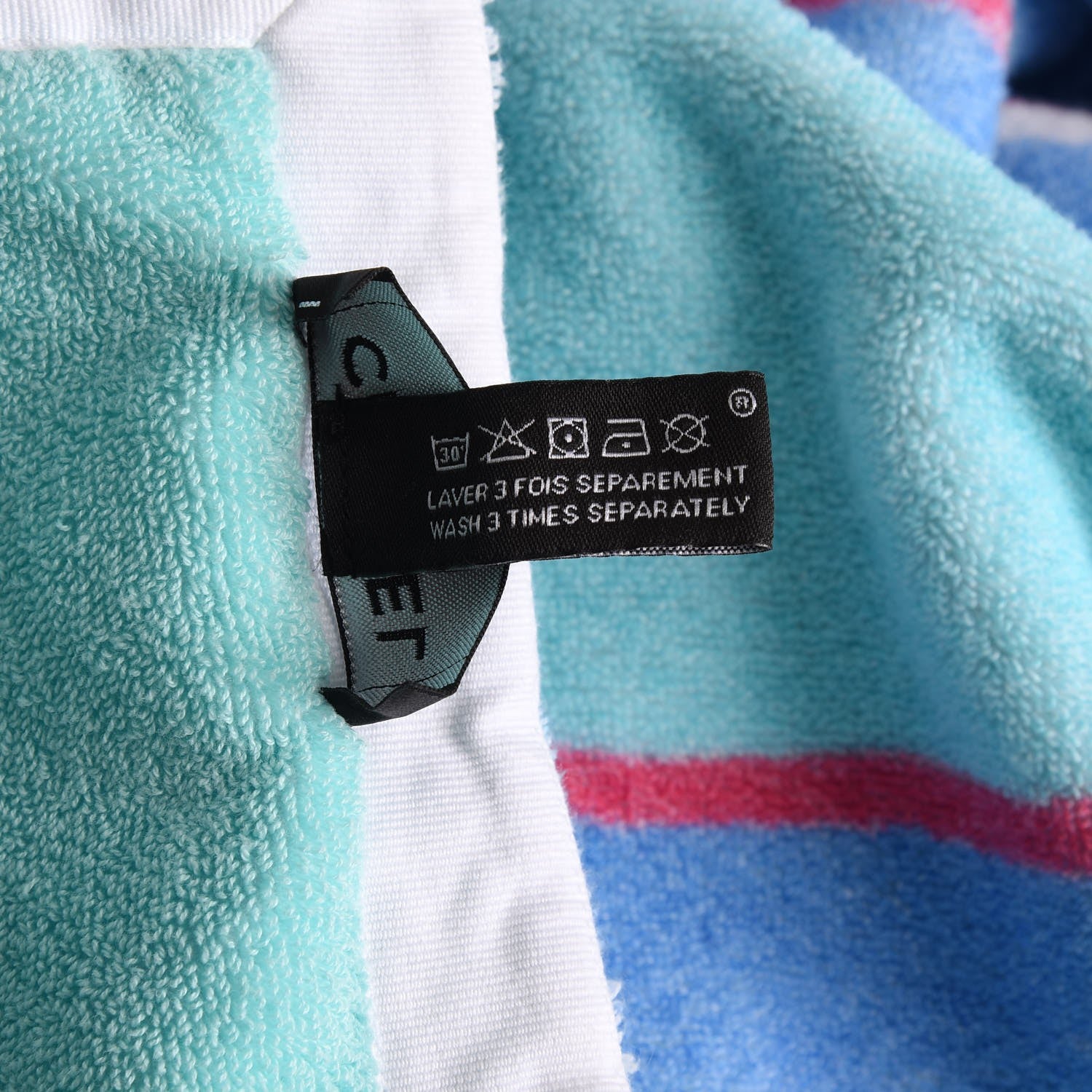 Chanel Cotton Coco Cuba Beach Towel Turquoise 9 of 9