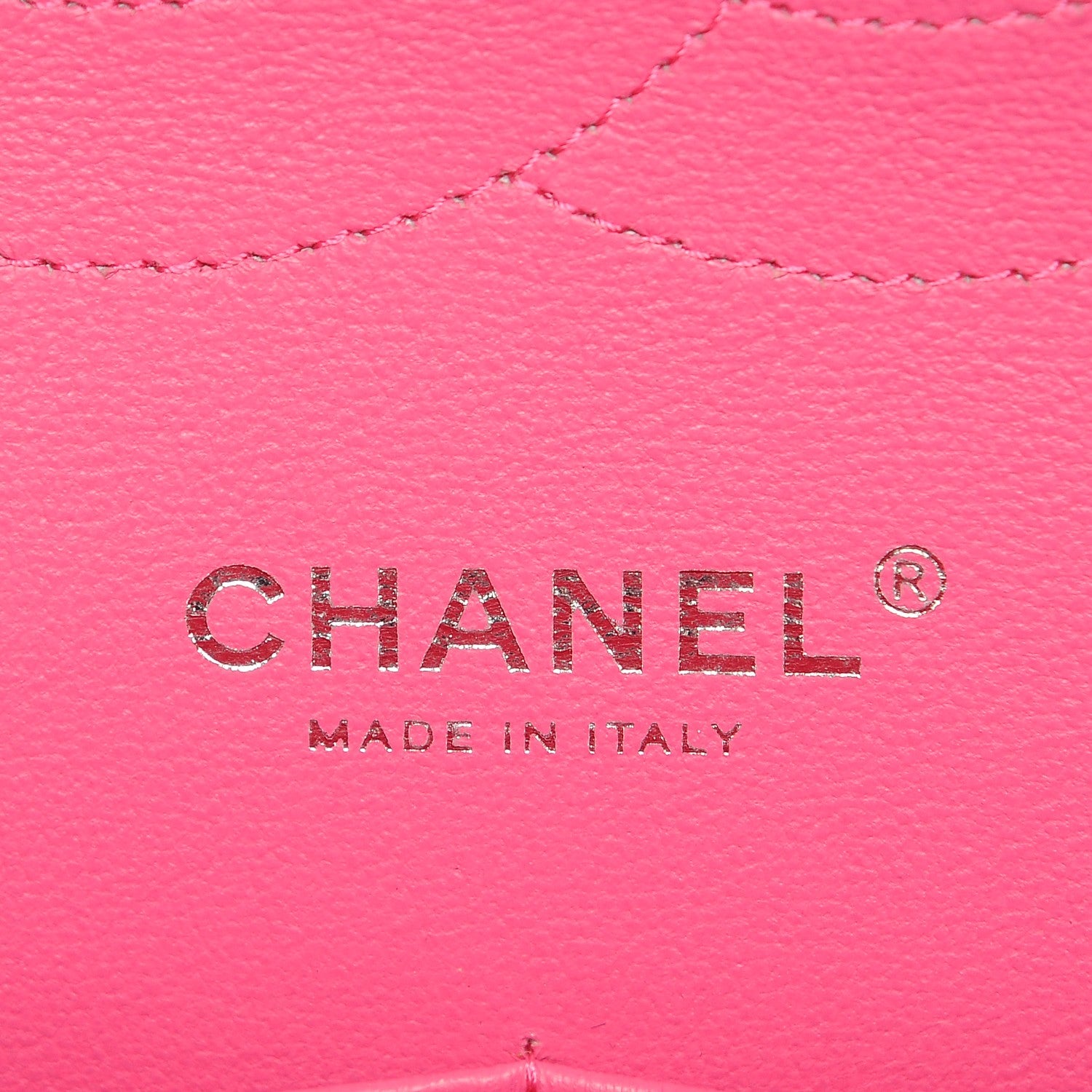 Chanel Lambskin Quilted Jumbo Double Flap Dark Pink 6 of 8
