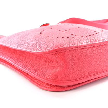 Hermes Taurillon Clemence Evelyne III PM Rose Extreme 5 of 8