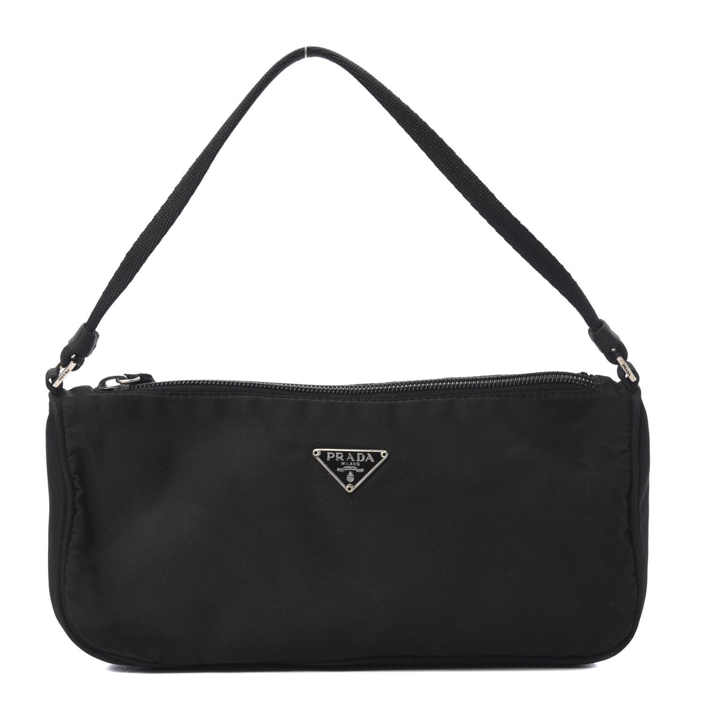 Tessuto Nylon Pochette Bag Black