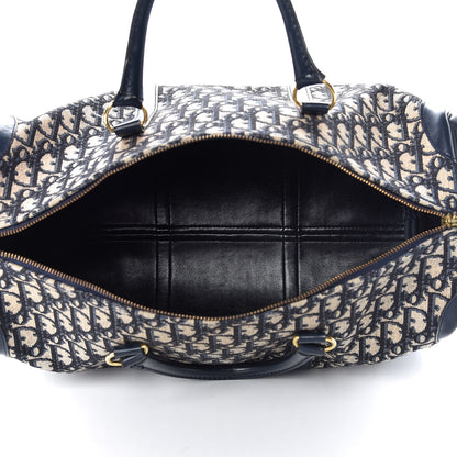 Christian Dior Monogram Duffle Navy Blue 5 of 17