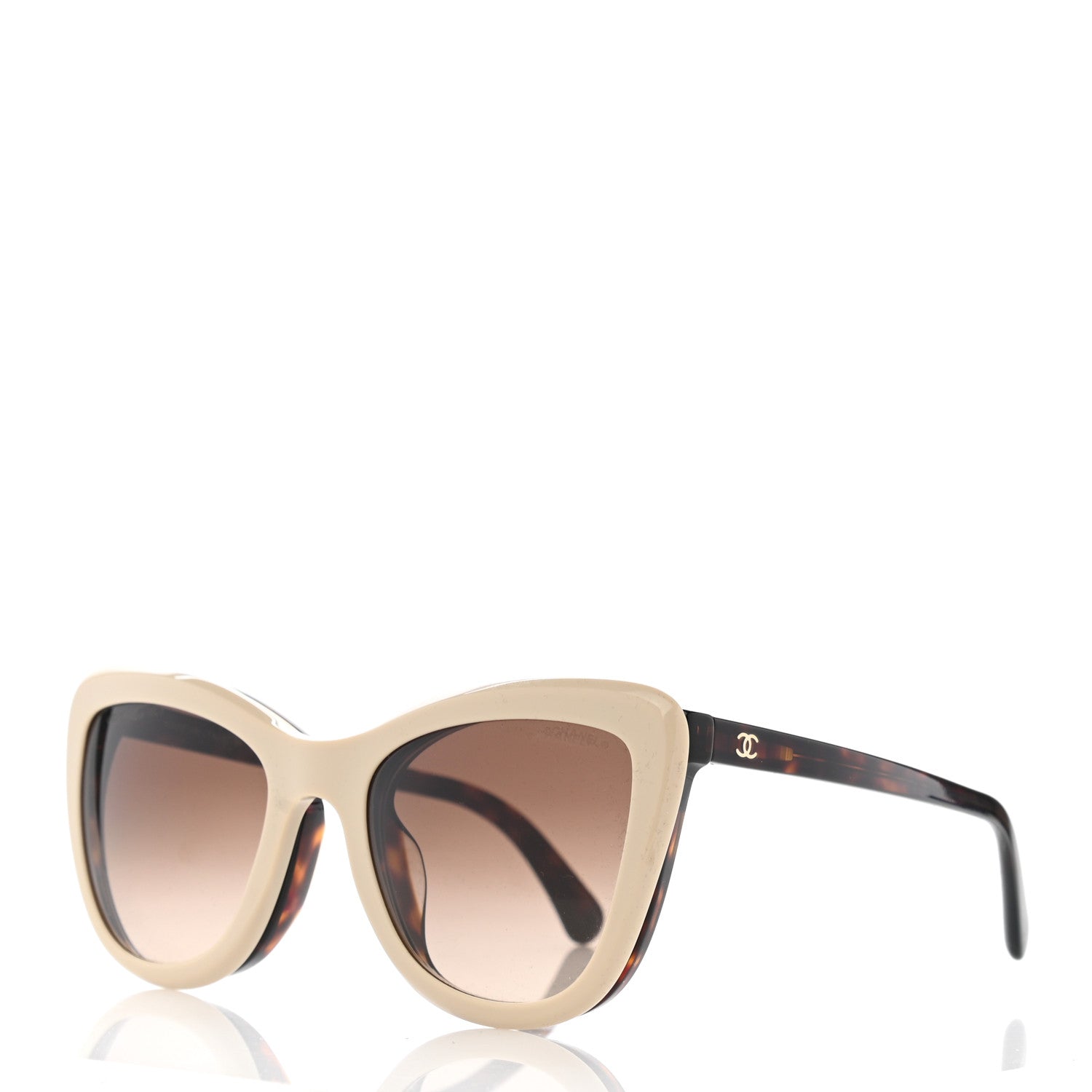 Chanel Acetate CC Clip On Sunglasses Set 5393-A Tortoise 2 of 11